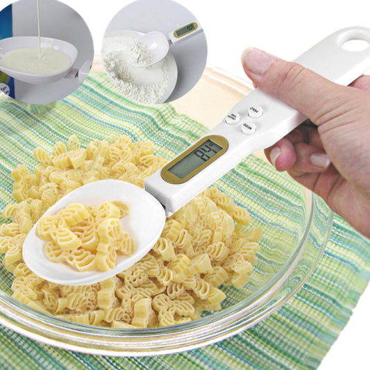 WEIGHTAGAIN 2.0 - LCD Digital Display Spoon Scale , 4 Units Of Measurement, Everyday Cooking Tool, Perfect For Body Builders, Weight Watchers, and Athletes