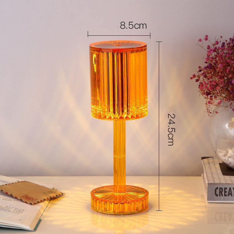 CRYSTAL TABLE LAMP - Hotel Decoration Diamond Romantic Warm Led For Home Decor Romantic Gift Night Light