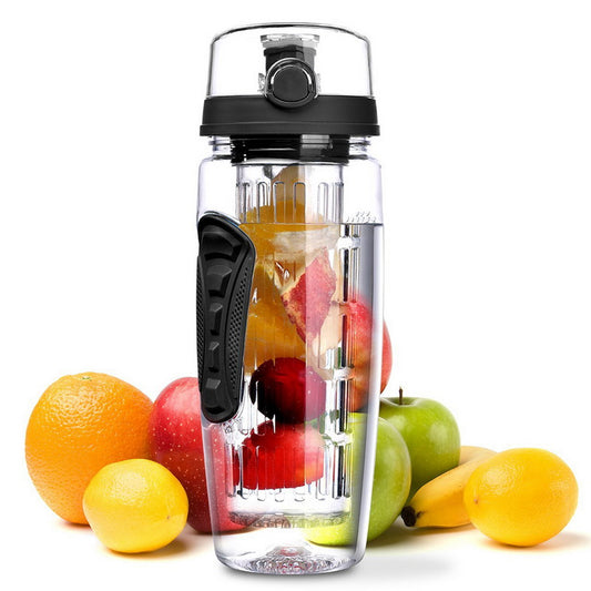 1000ml WATER FRUIT INFUSED BOTTLE - BPA Free Plastic, Perfect For Fruit Flavoured Water