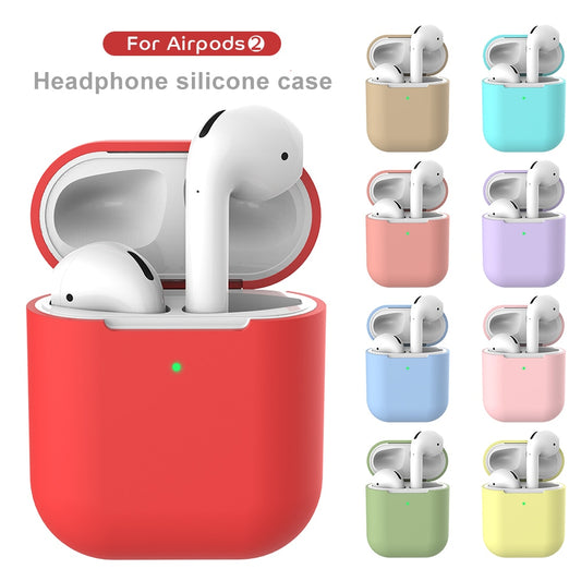 MOTJERNA DURABLE AIRPODS SILICOVER- Wireless Airpods cover, Protective Pouch Silm Case