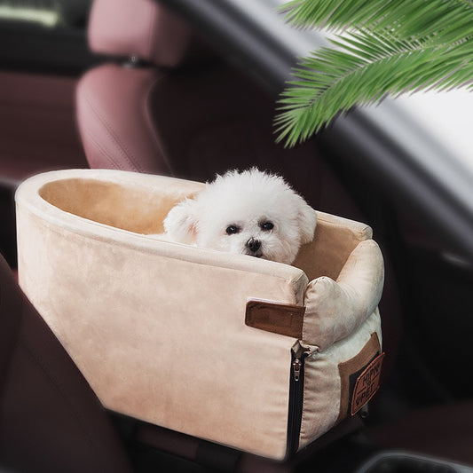FUR FRIENDS CARRIER  - Portable Cat/Dog transport protector Bed With optional Handle , Car Safety Pet Seat, Variety of colours, same sizes 42x20x22cm