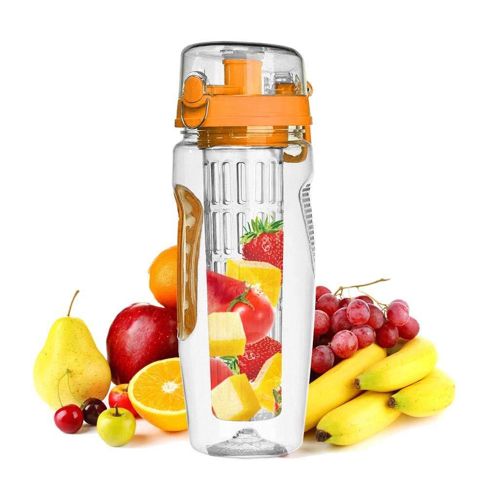 1000ml WATER FRUIT INFUSED BOTTLE - BPA Free Plastic, Perfect For Fruit Flavoured Water